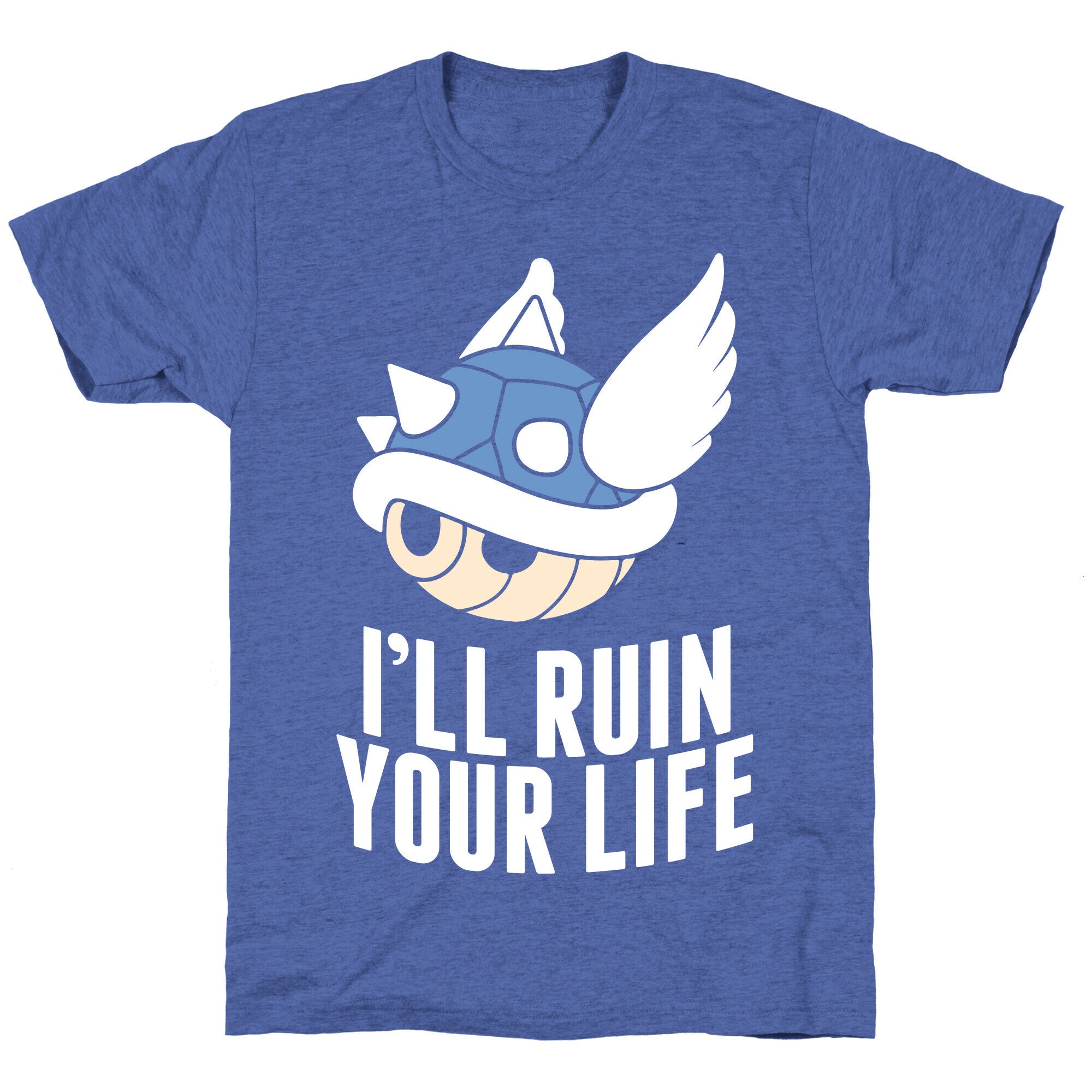 Blue Shell Will Ruin Your Life Unisex Triblend Tee